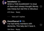 Netizens react to Wendy Williams' latest claims (Image via Instagram/@theshaderoom)